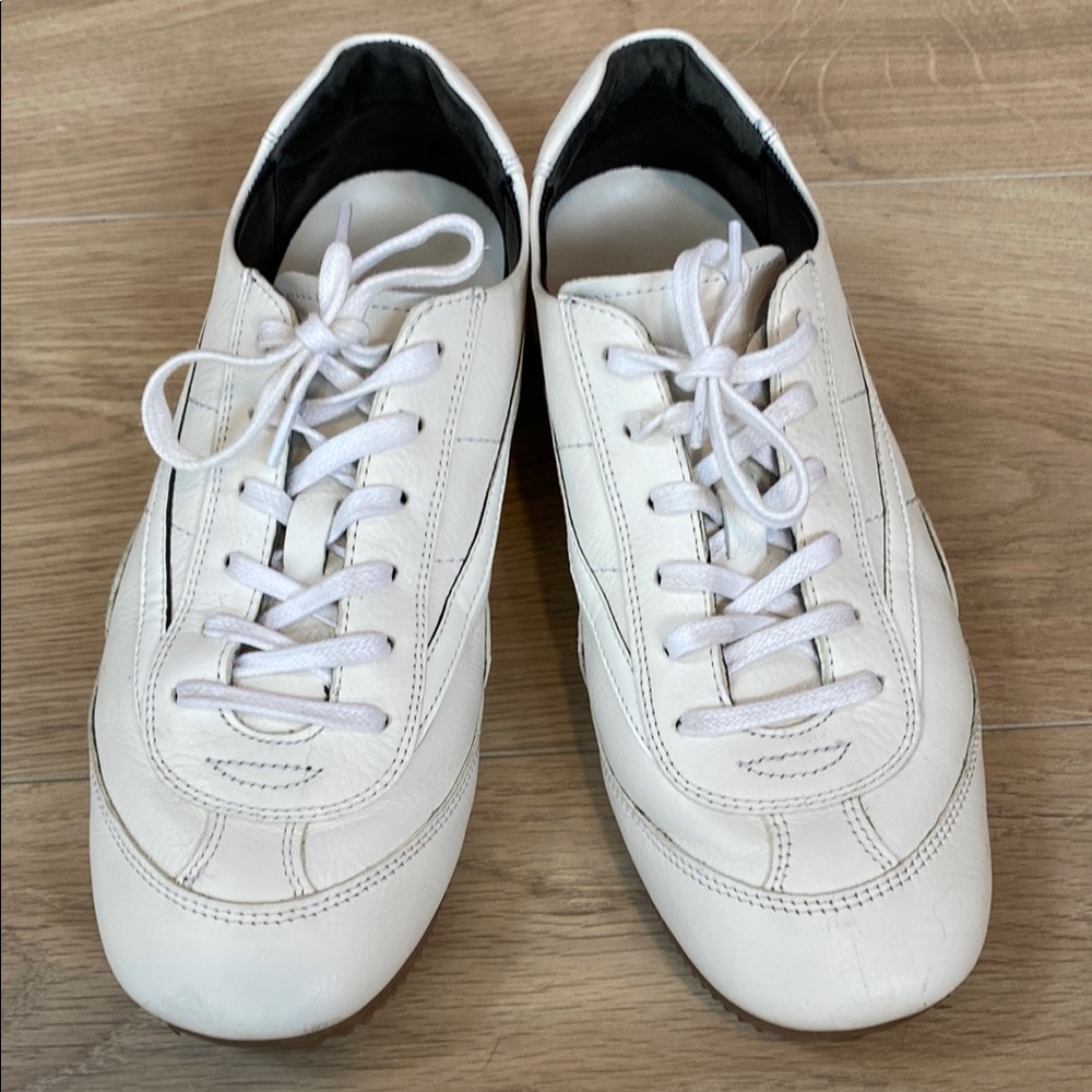 Cos Minimal Leather Sneakers Womens 9